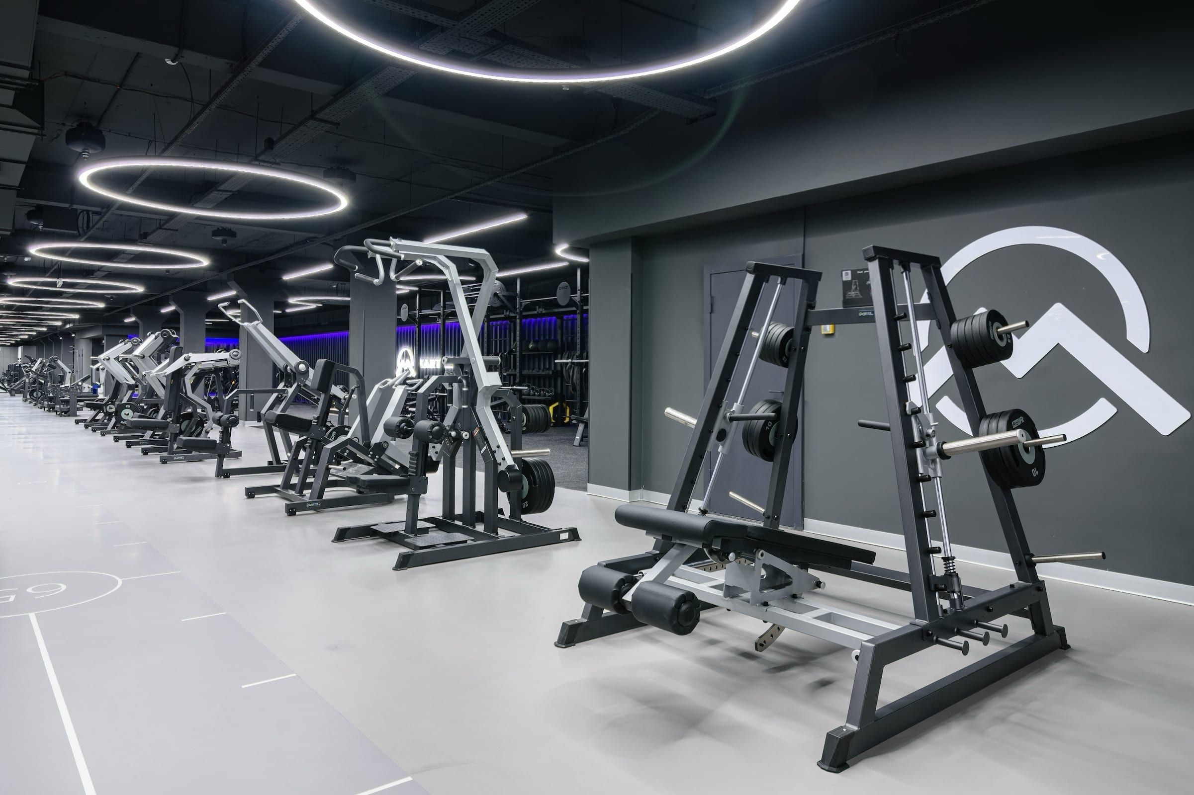 Зона нагружаемых тренажеров